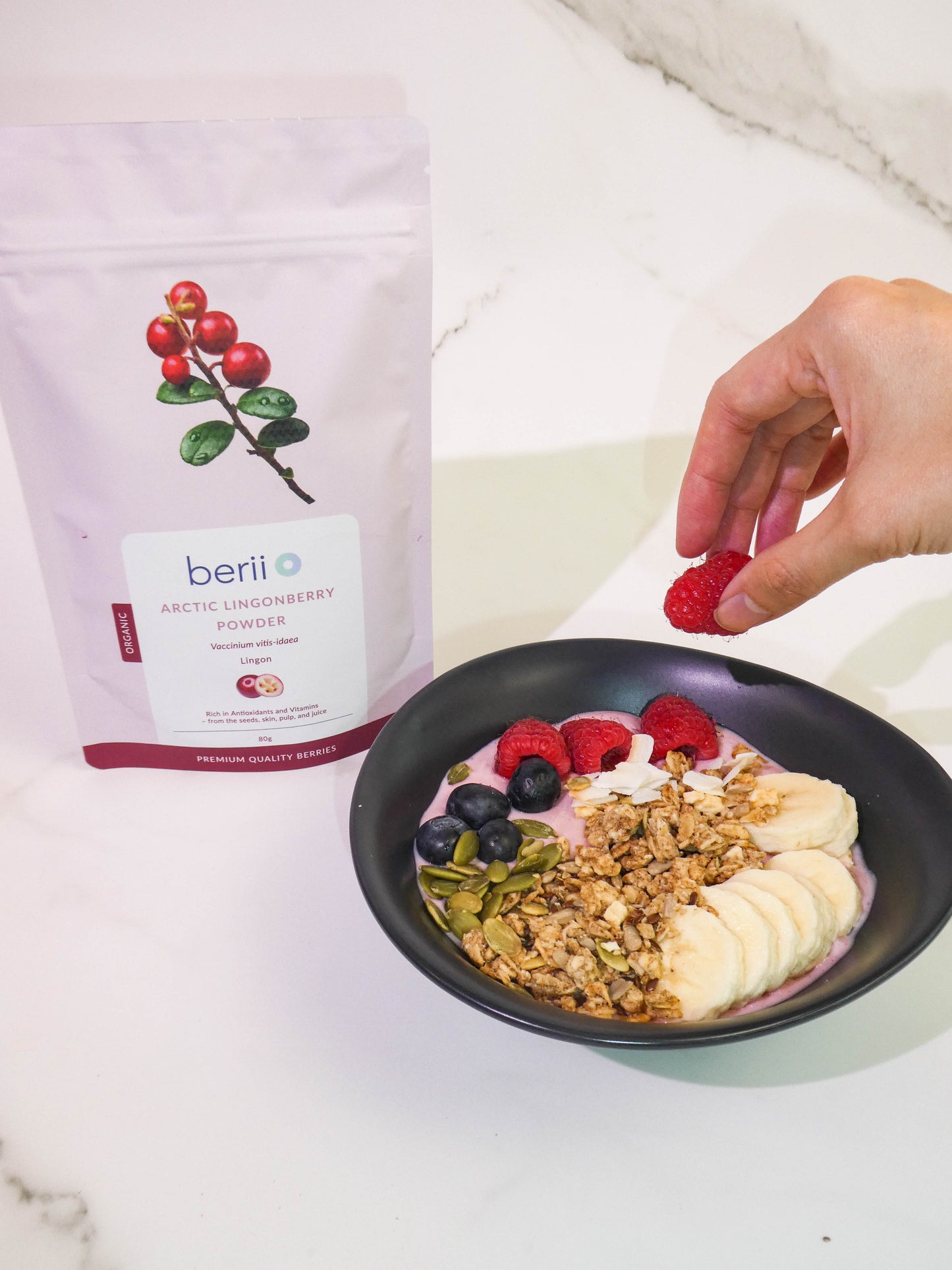 Organic Arctic Lingonberry Powder 80g