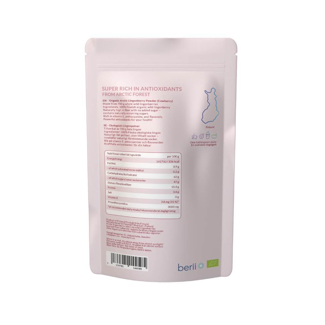 有機極地越橘粉 80g