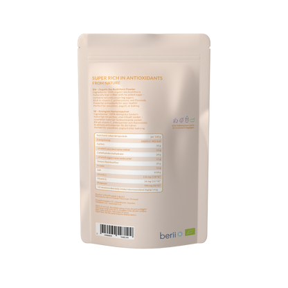 Organic Sea Buckthorn Powder 80g