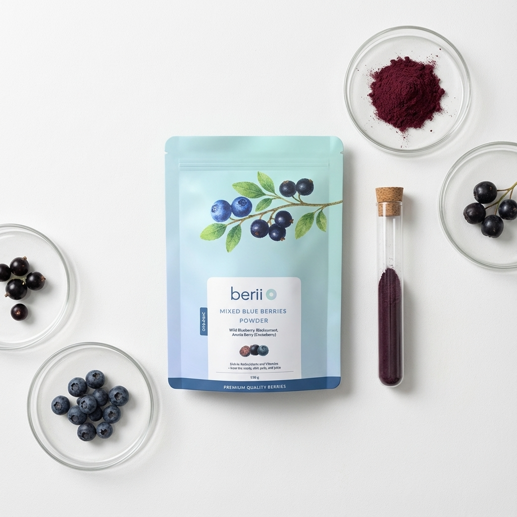Organic Mixed Blue Berries Powder 150g