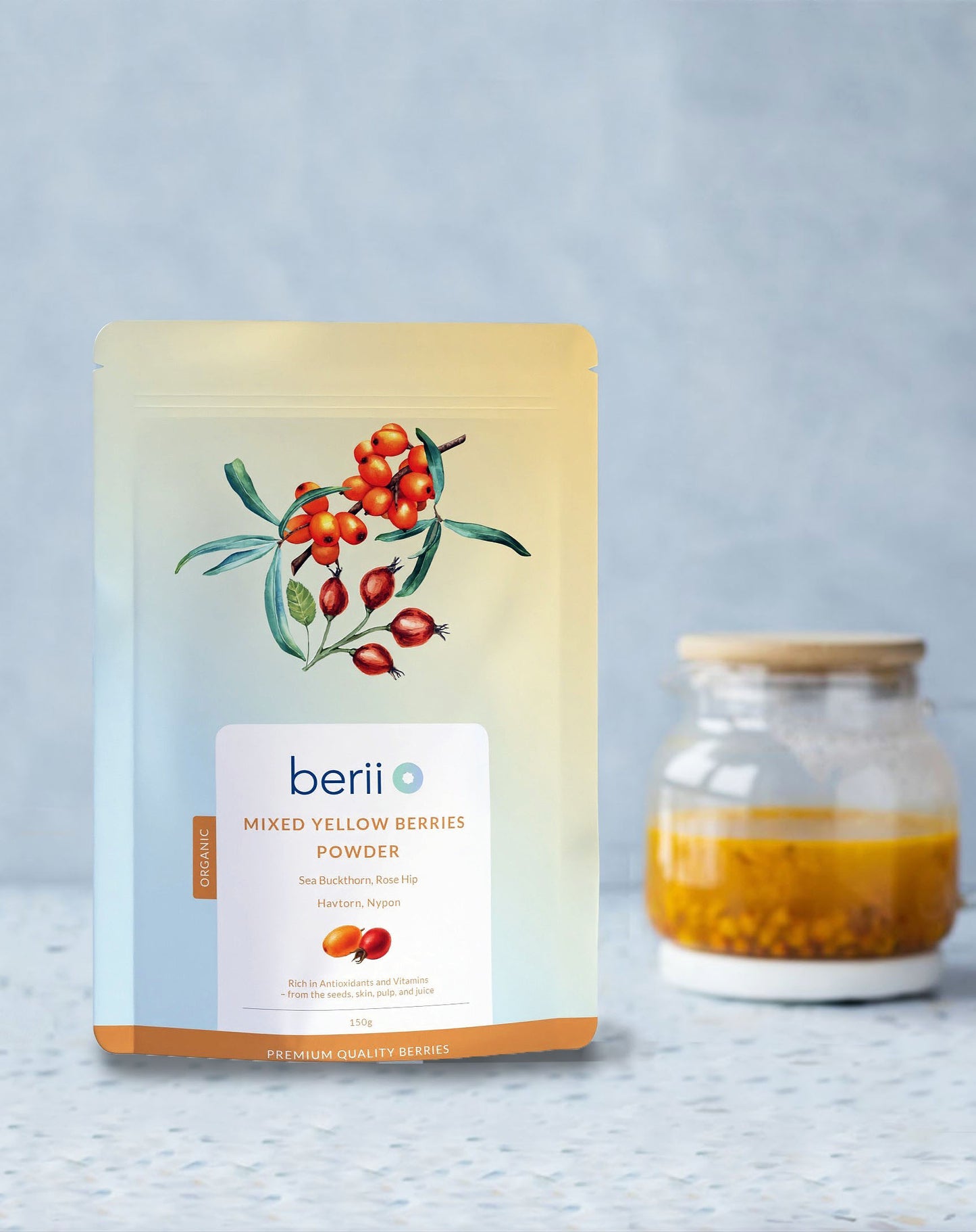 Organic Yellow Berry Powder Mix 150g